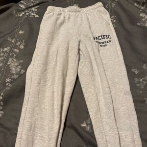 PacSun Light Gray Sweatpants Joggers Size Small